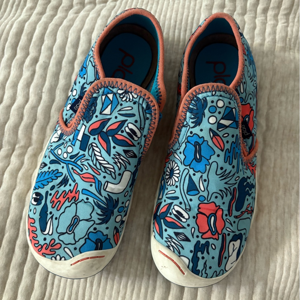 Migi PLAE Kids Slip‎ On Sneakers Nucleus Blue Chill Big Kid 4.5
